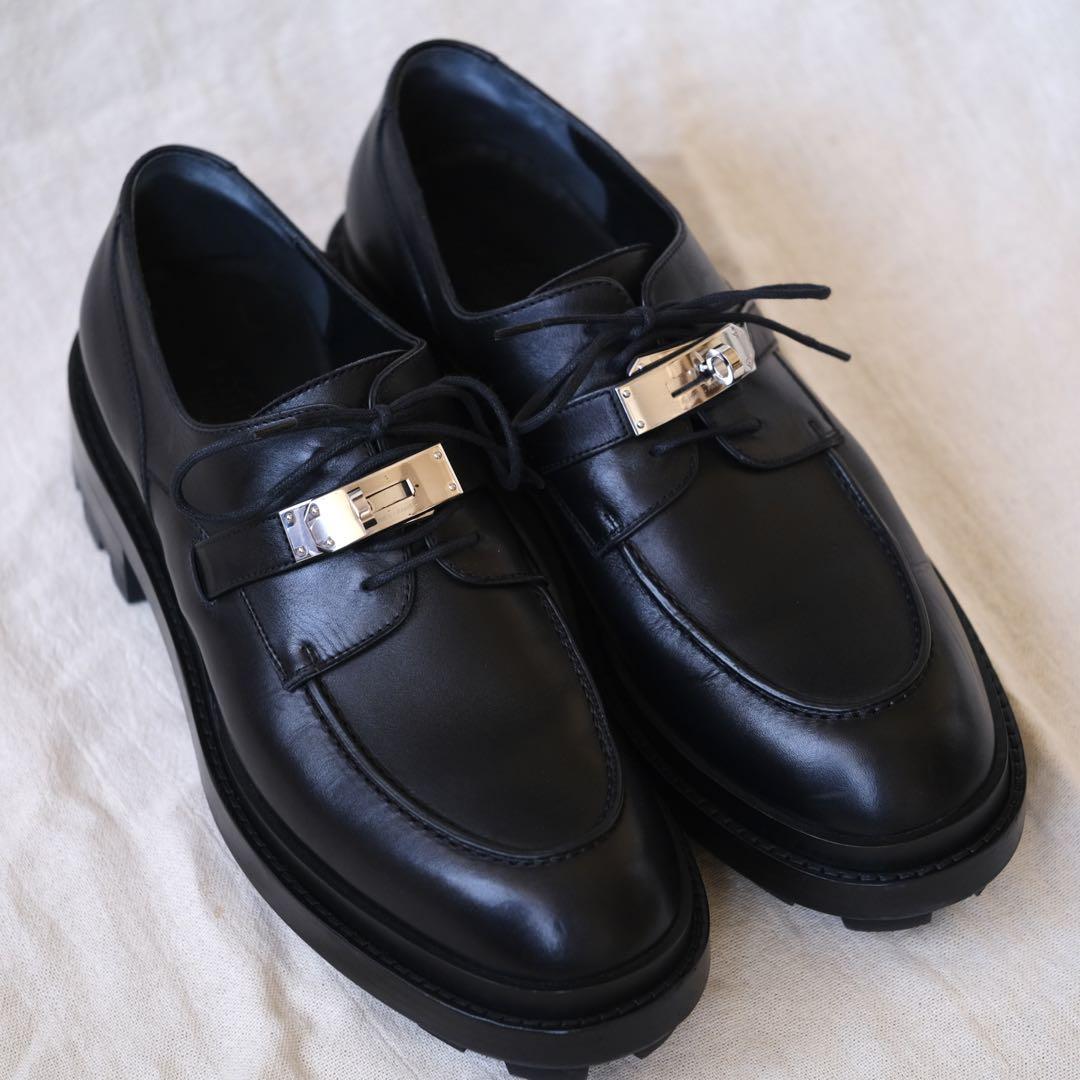 美品HERMESエルメス ケリーUTIPダービーファースト黒43.5