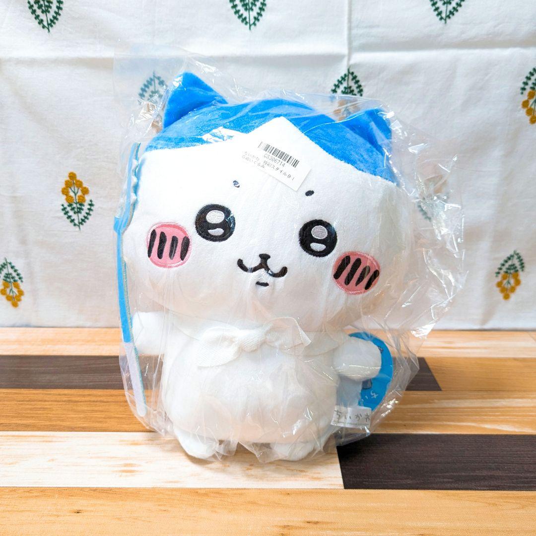 未開封　ちいかわ　特訓スタイルBIGぬいぐるみ　ハチワレ　討伐　５体セット