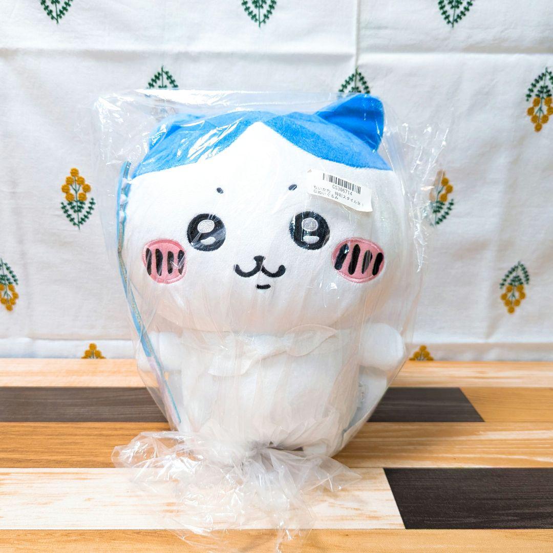 未開封　ちいかわ　特訓スタイルBIGぬいぐるみ　ハチワレ　討伐　５体セット