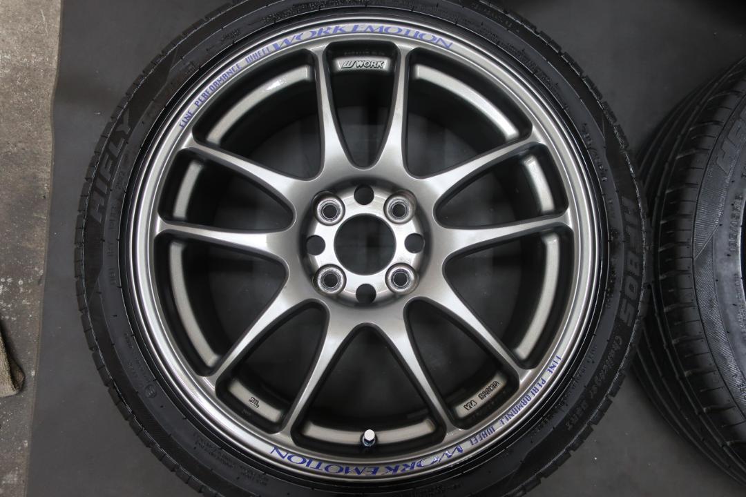WORK 9J×17インチ PCD:100-5H 国産車用 オーダーインセット 新品