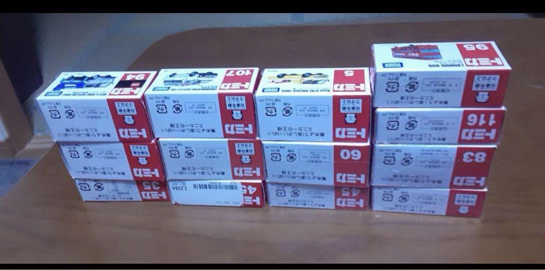 【13台セット働く車】トミカ　スバル　サンバー　キャリー　ラーメン屋　他1/64