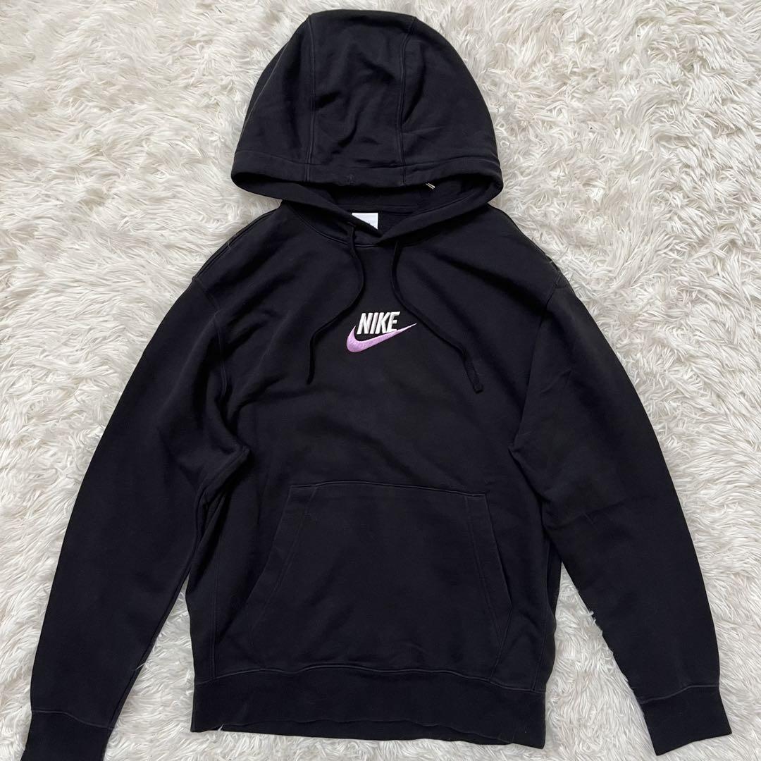 NIKE - 【極美品 イタリア製 L】ナイキ ESC 刺繍ロゴ ライトウェイト ブルゾン 黒の通販｜ラクマ
