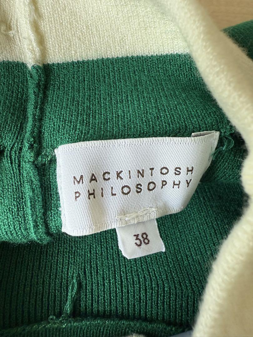 MACKINTOSH PHILOSOPHY Cleric Collar Knit_画像1
