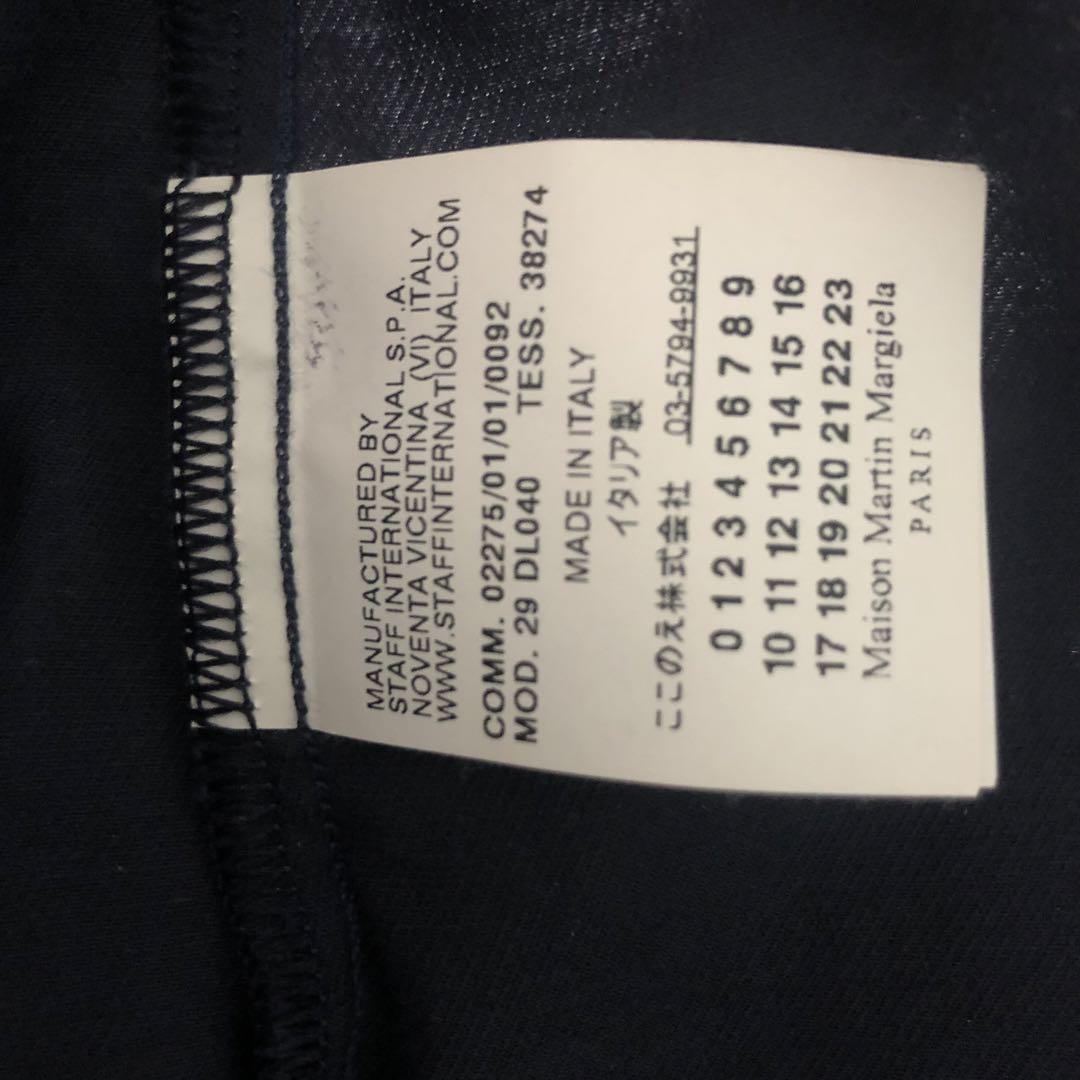 martin margiela 白タグ ケープシャツ 黒