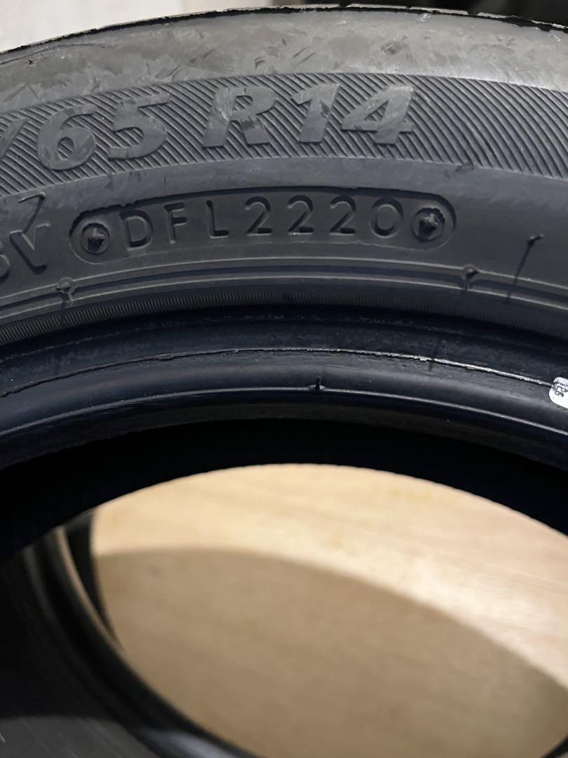送料込！20年製！バリ山　ブリヂストン　ネクストリー155\65-14 2本のみ