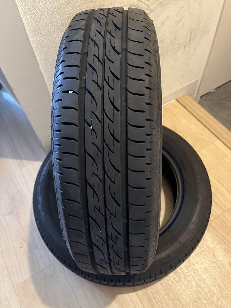 送料込！20年製！バリ山　ブリヂストン　ネクストリー155\65-14 2本のみ