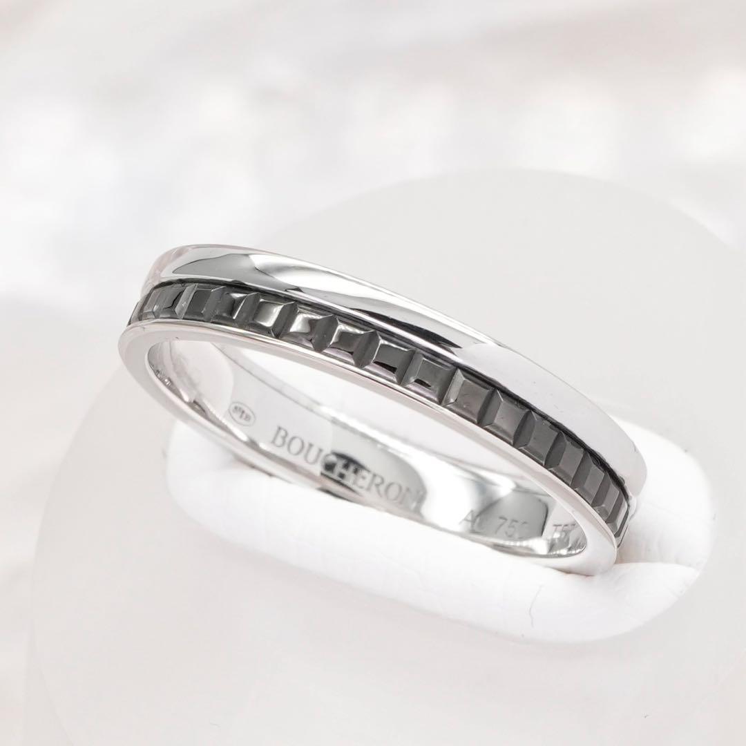 ★BOUCHERON★ キャトル ブラック リング ハーフ 定価36.8万超