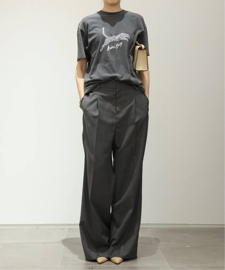 【ANINE BING】WALKER TEE SPOTTED LEOPARD T