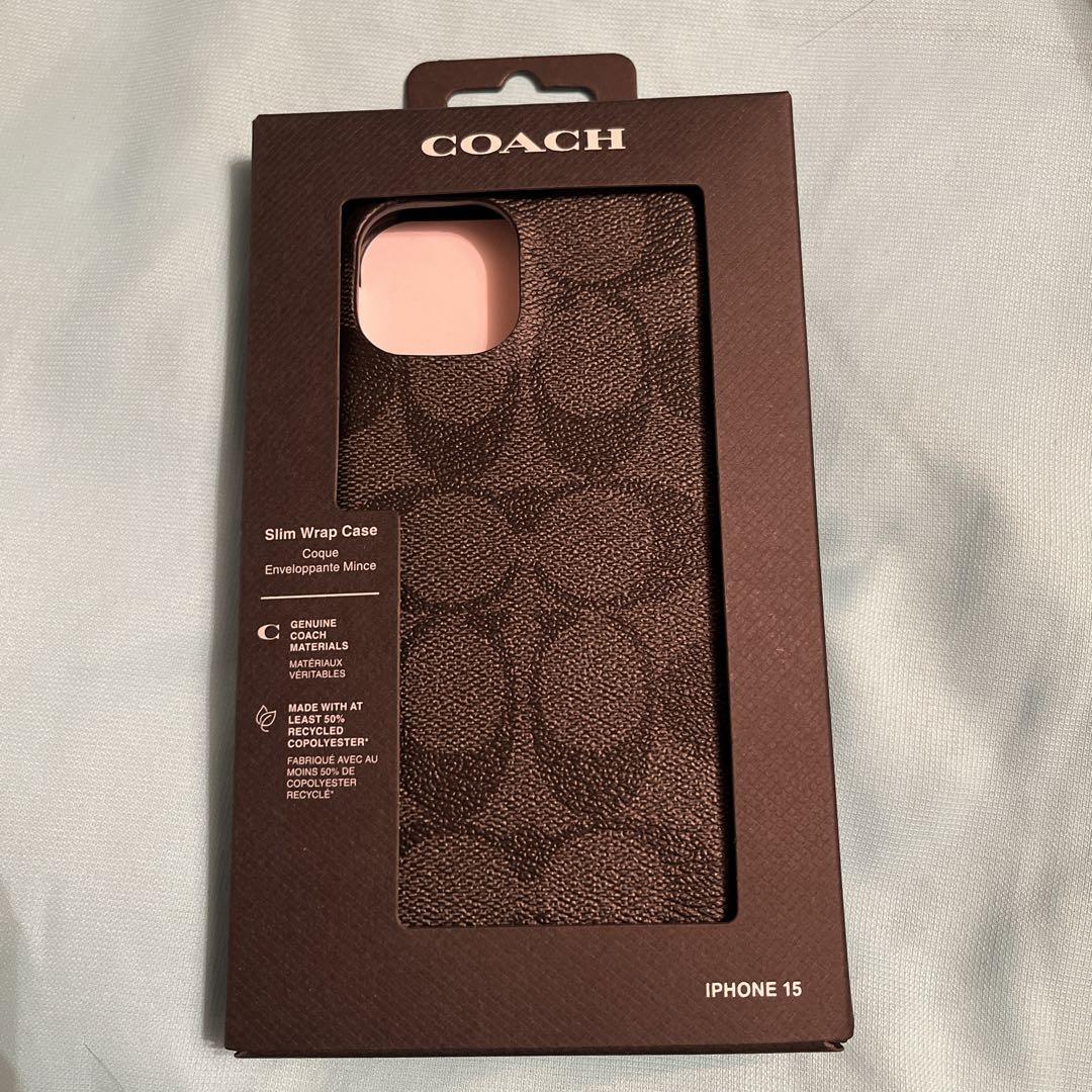 新品iPhone15   coachスマホケース