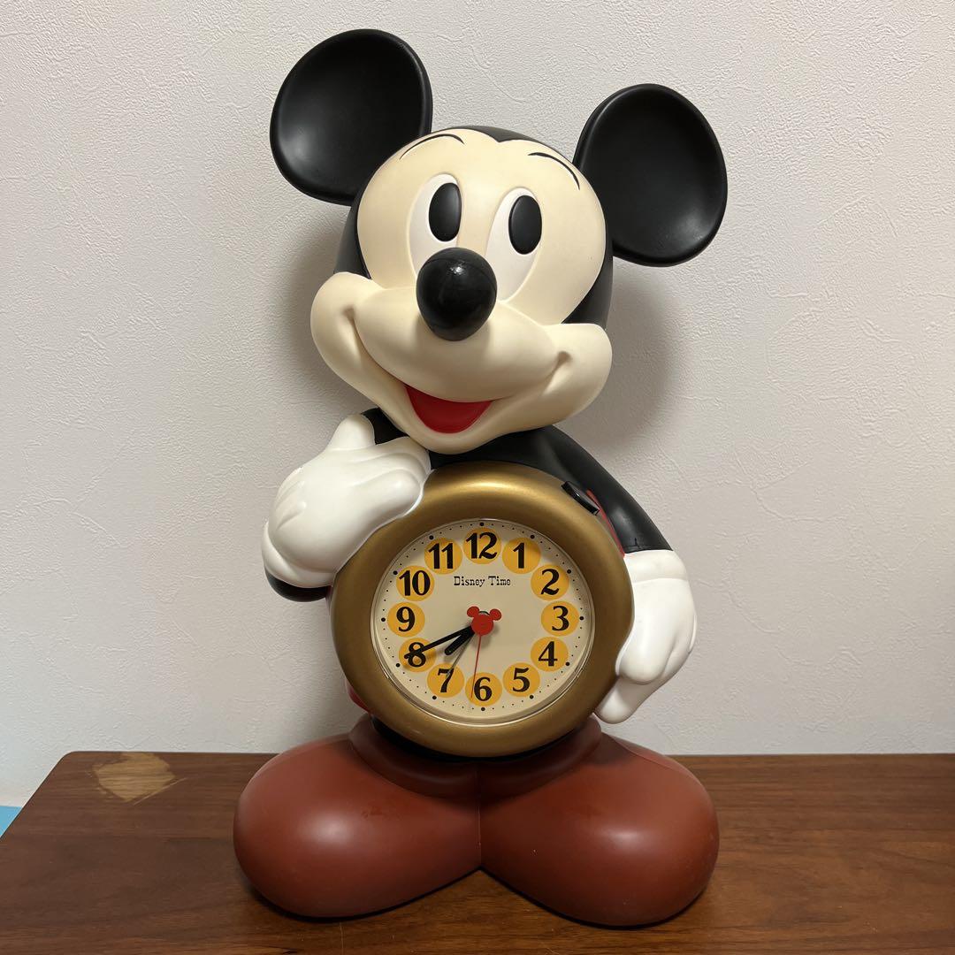 ディズニータイム　ミッキー　目覚まし時計インテリア時計