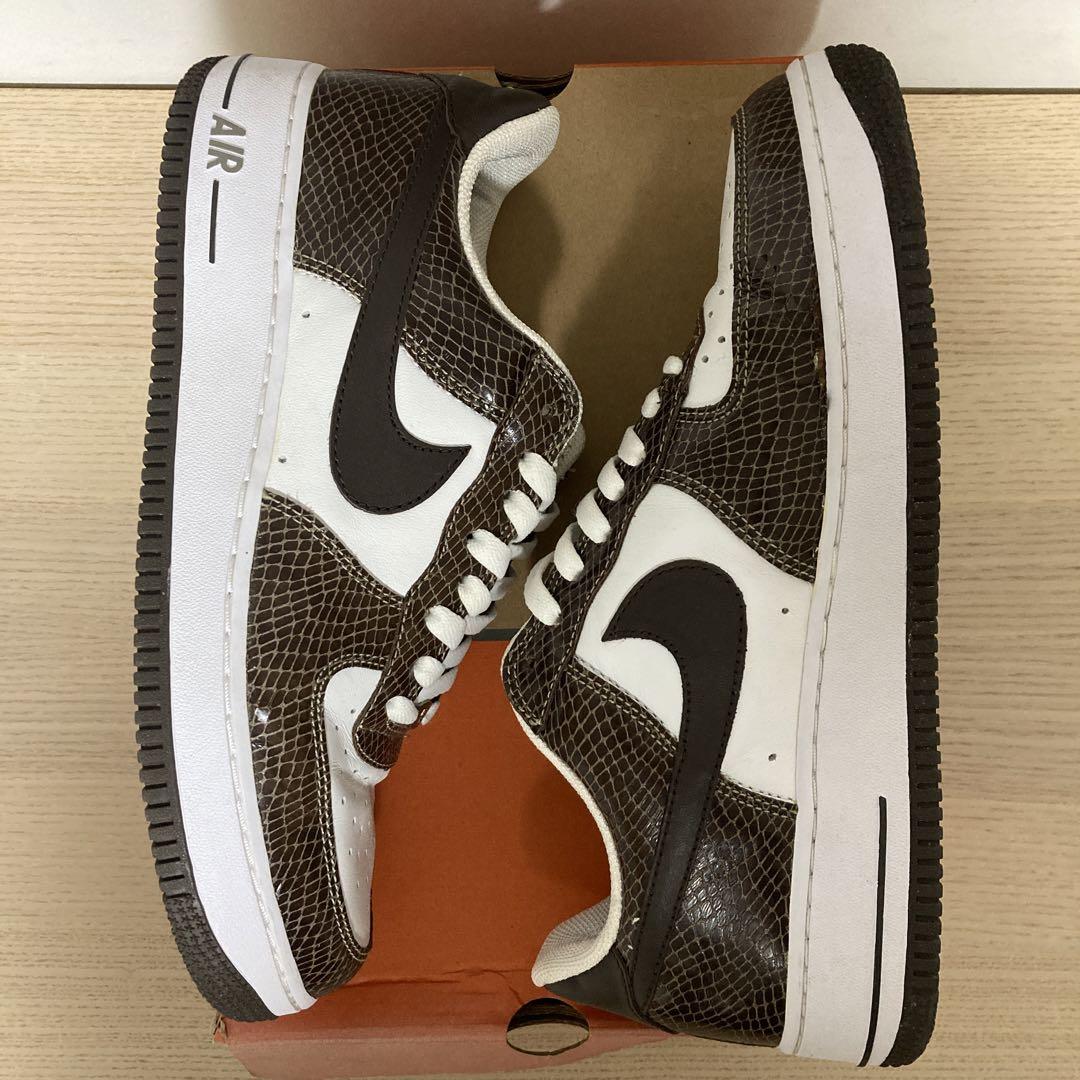 Nike air force 1 premium 6 ナイキエアフォース1 茶蛇