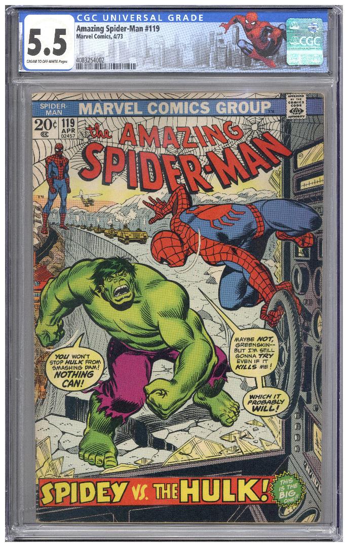 アメコミリーフ Amazing Spider-Man #119 CGC 5.5