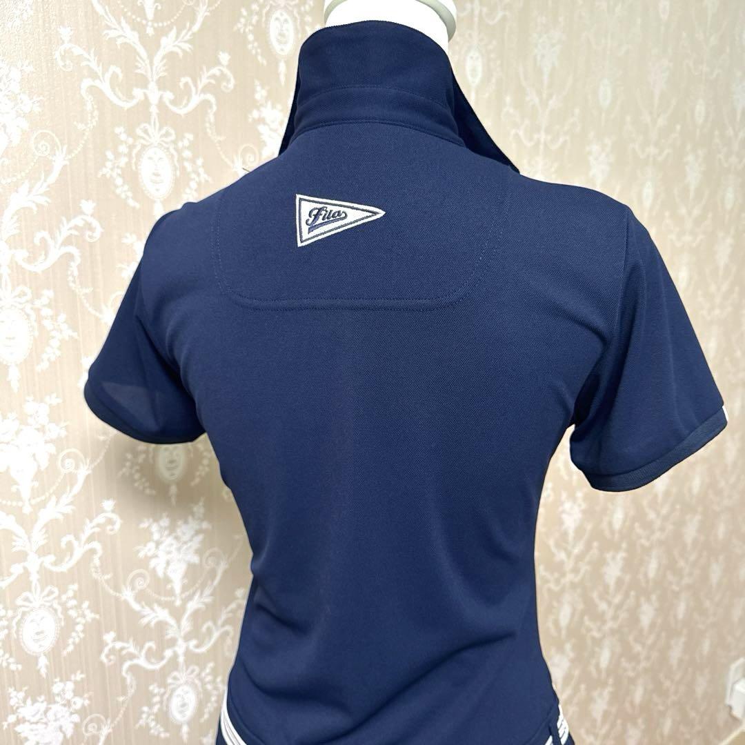☆【FILA GOLF】☆フィラゴルフ☆ネイビー 半袖ポロワンピースMサイズ☆