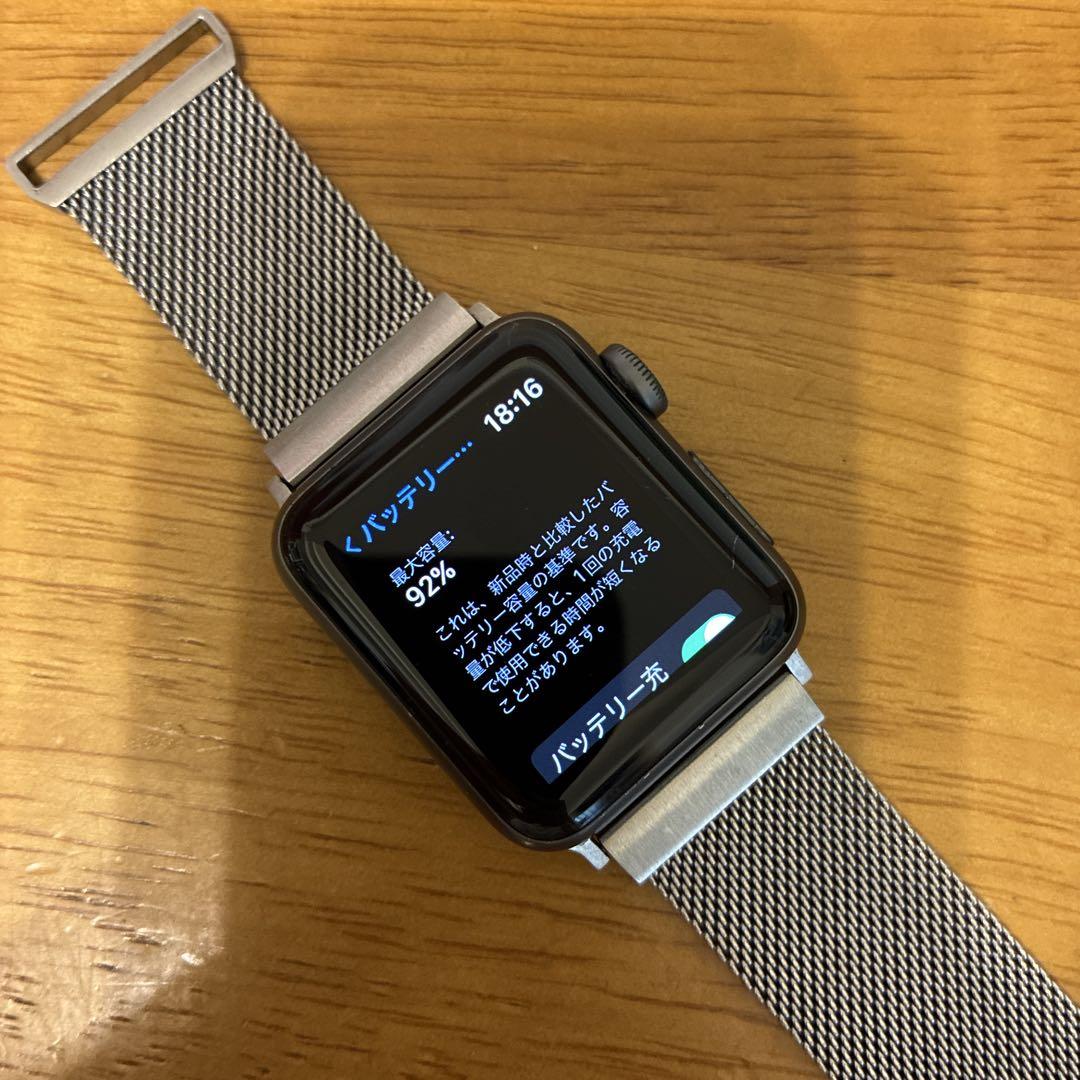 Apple＊Watch＊Series 3 ＊38mm＊バッテリー最大容量 92%