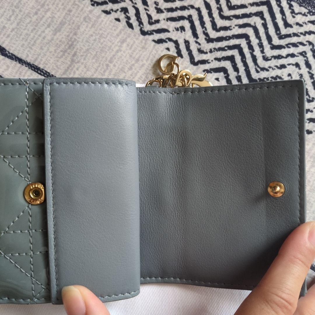 Lady Dior 三つ折り財布