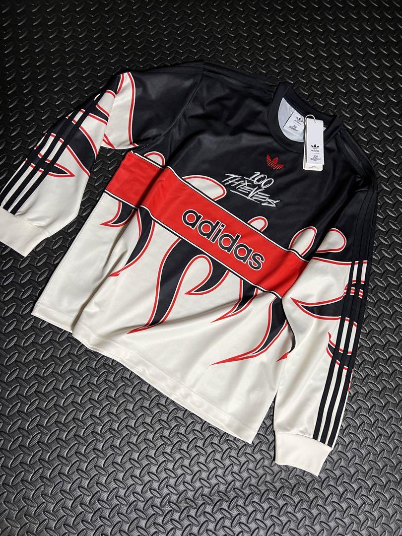 adidas ✖︎ 100 THIEVES 長袖ジャージーサイズL