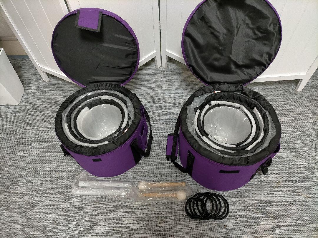 【新品・432hz】クリスタルボウル 7チャクラセット（上位モデル） ケース付き
