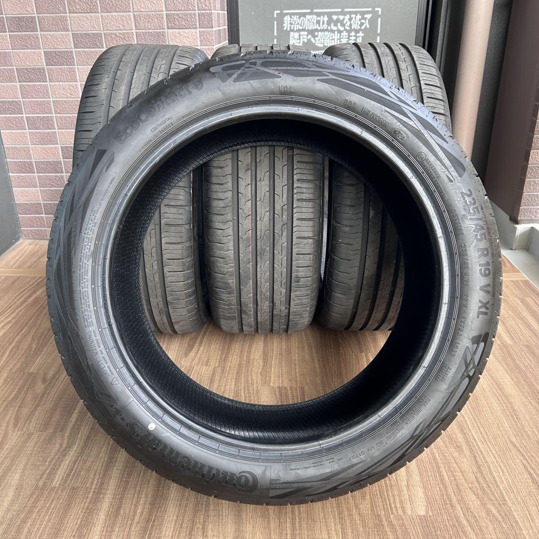 【新車外し】コンチネンタルEcoContact6 235/45R19 4本セット 50,400円