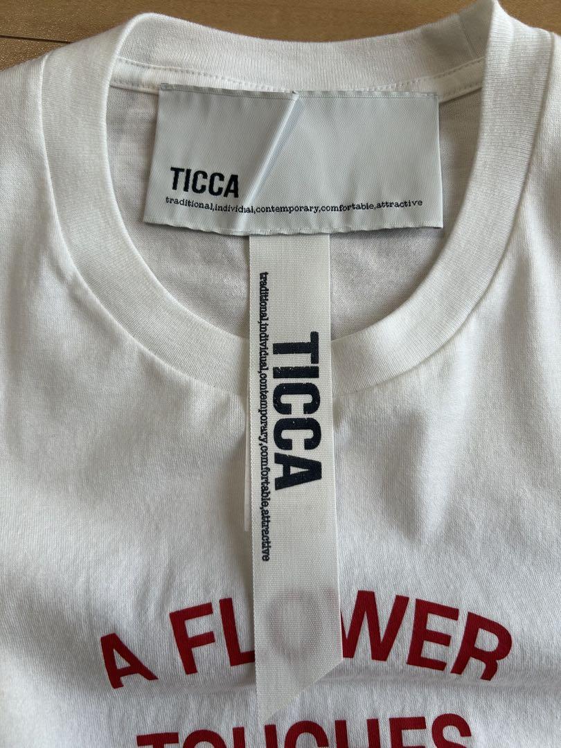 TICCA A FLOWER Tシャツ/TBDS-512 白/赤字 - メルカリ