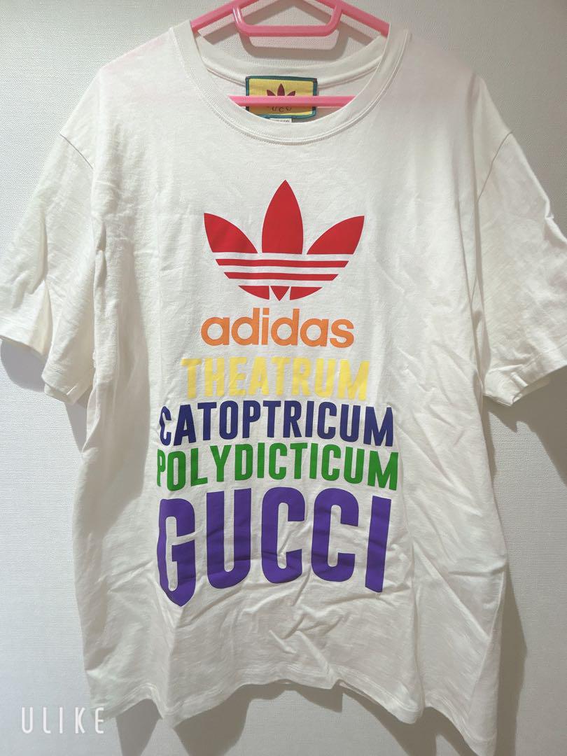 Adidas x Gucci アディダス コラボ グッチ ロゴ Tシャツ (GUCCI