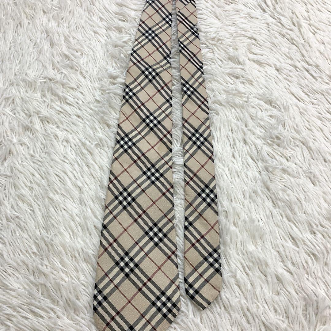 【希少】BURBERRY LONDON　ネクタイ　ノバチェック　シルク100%