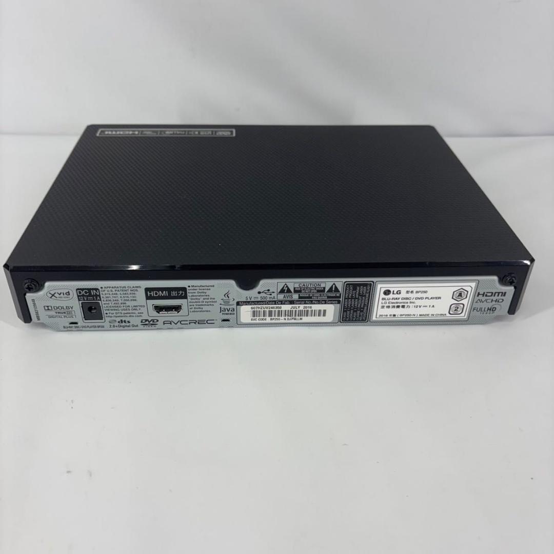 LG BP250 ブルーレイディスク DVDプレーヤー