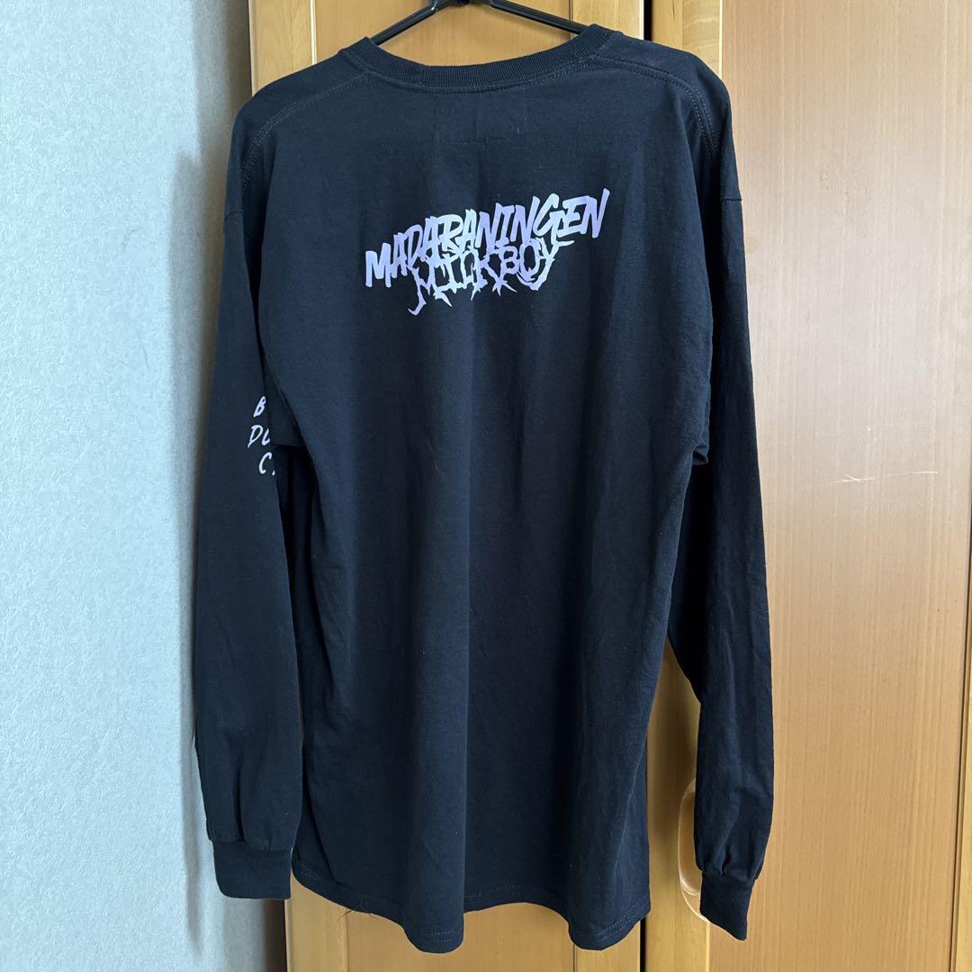 マダラニンゲン ミルクボーイ ロングスリーブTシャツ ロンT L
