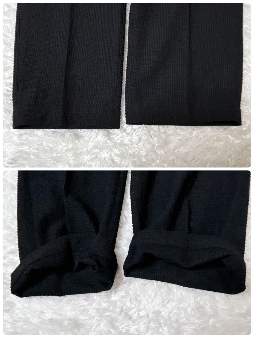 ✨美品✨ アオキ パジャマスーツ XL 黒 大きいサイズ ウォッシャブル