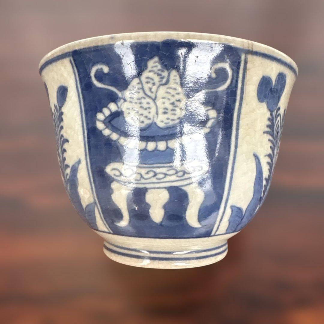 中国美術　大明年製茶碗向付