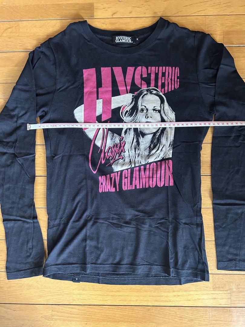 HYSTERIC GLAMOUR 長袖カットソー Sサイズ ブラック