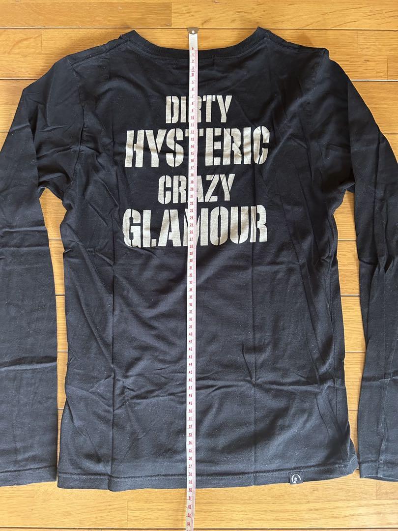 HYSTERIC GLAMOUR 長袖カットソー Sサイズ ブラック