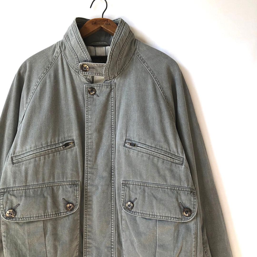 上品】【上品】90s Eddie Bauer 黒タグ コットン ジャケット L