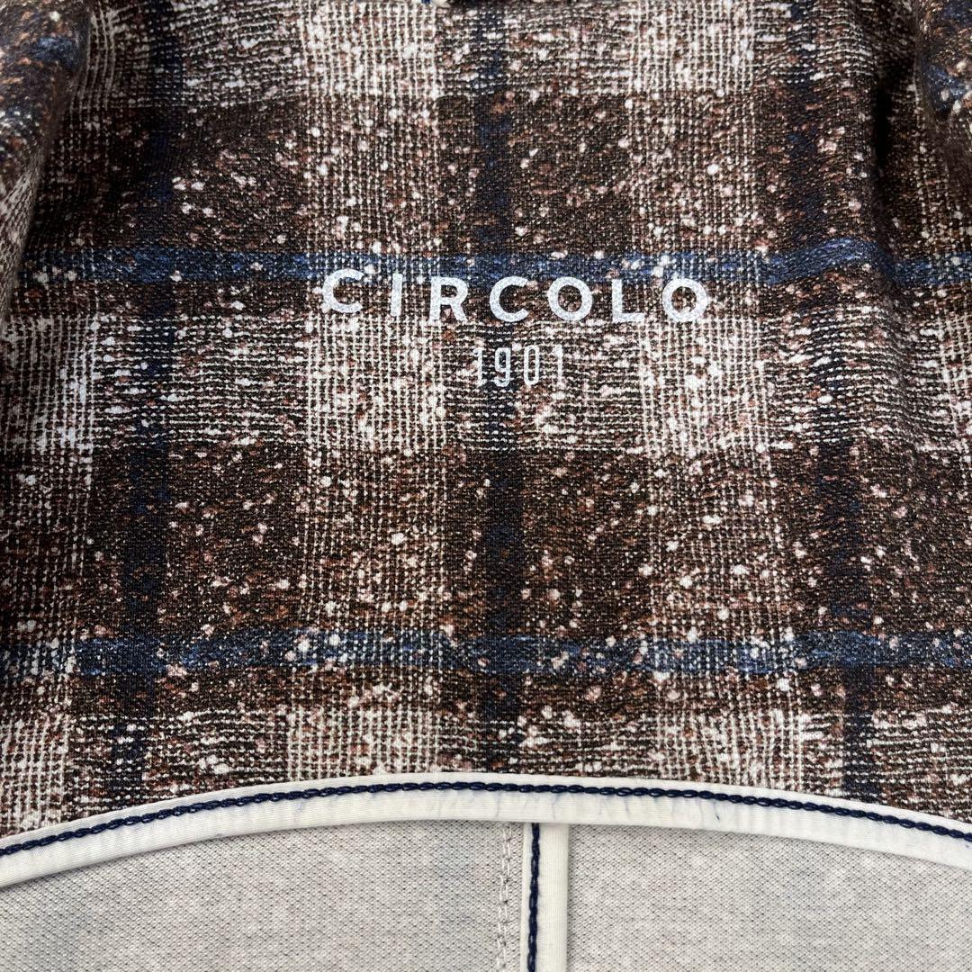 未使用級品 CIRCOLO1901 チルコロ 鹿の子 ジャージージャケット 50