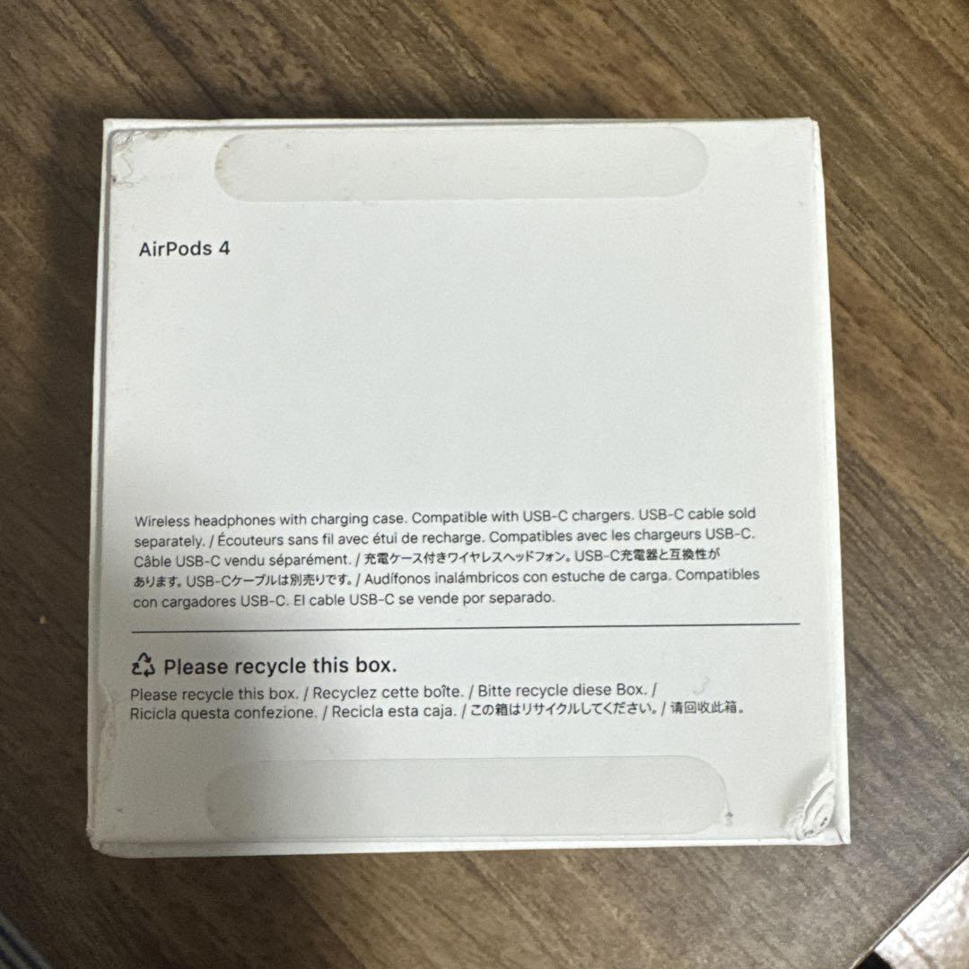 AirPods4 ノイズキャンセリング非搭載モデル