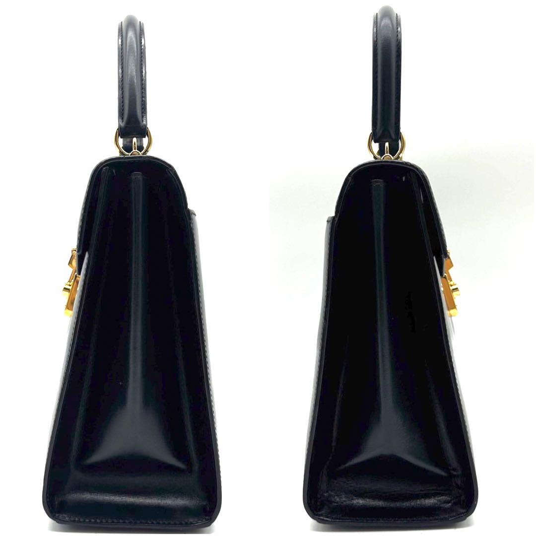 美品　グッチ レディロック 2way ハンドバッグ レザー ショルダー