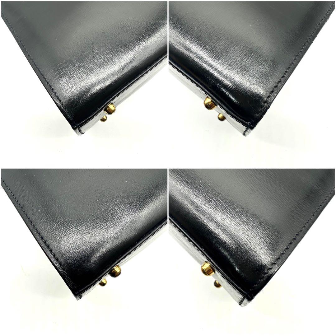 美品　グッチ レディロック 2way ハンドバッグ レザー ショルダー