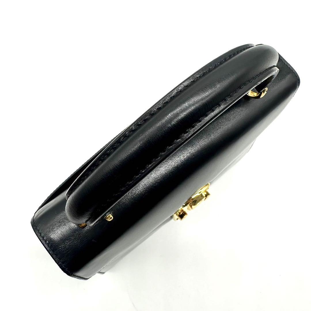 美品　グッチ レディロック 2way ハンドバッグ レザー ショルダー