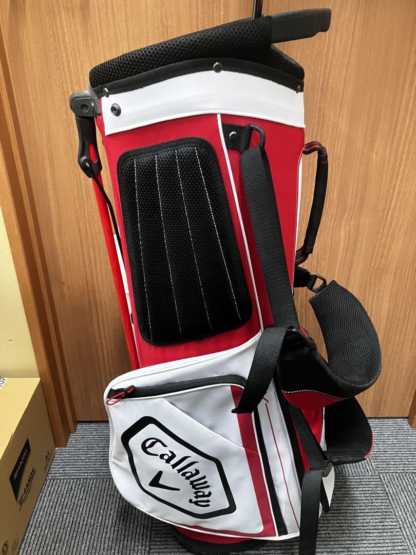 Callaway CHEV ゴルフバッグ 白/赤