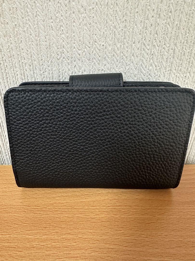 ⭐️新品未使用品✨COACHレザー ブラック 二つ折り財布