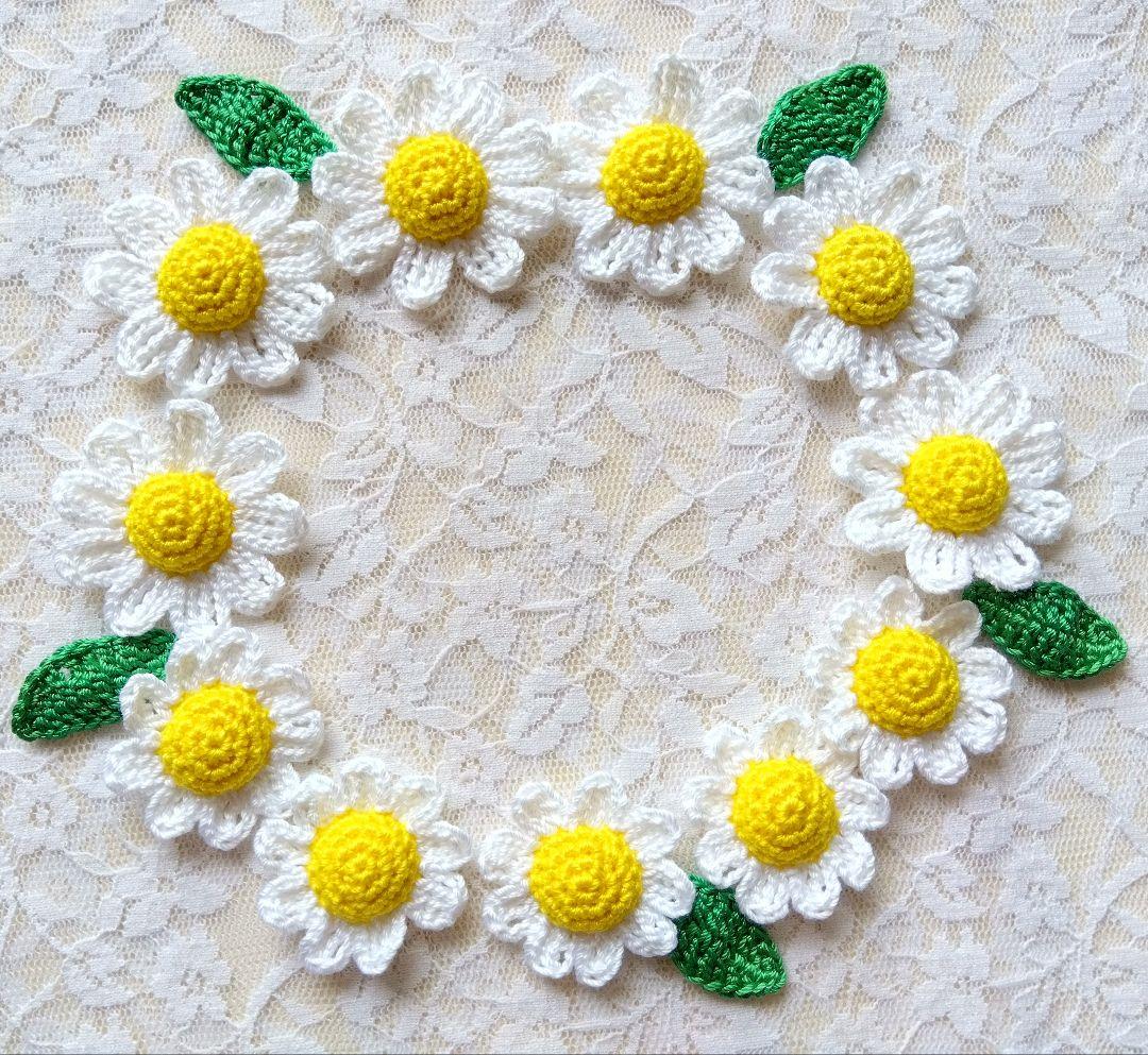 お花のモチーフ☆マーガレット風