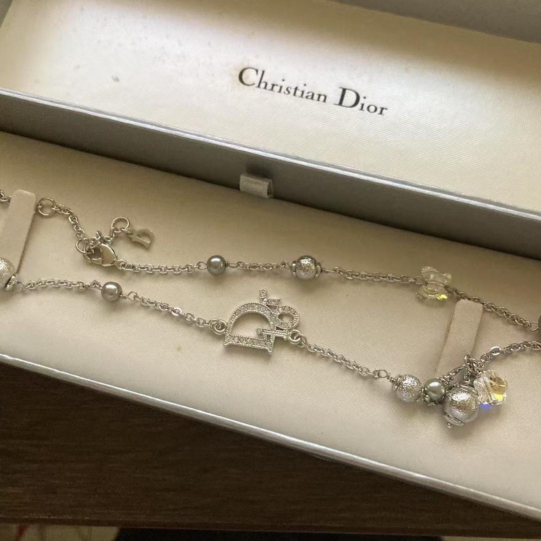 Christian Dior シルバー ネックレス