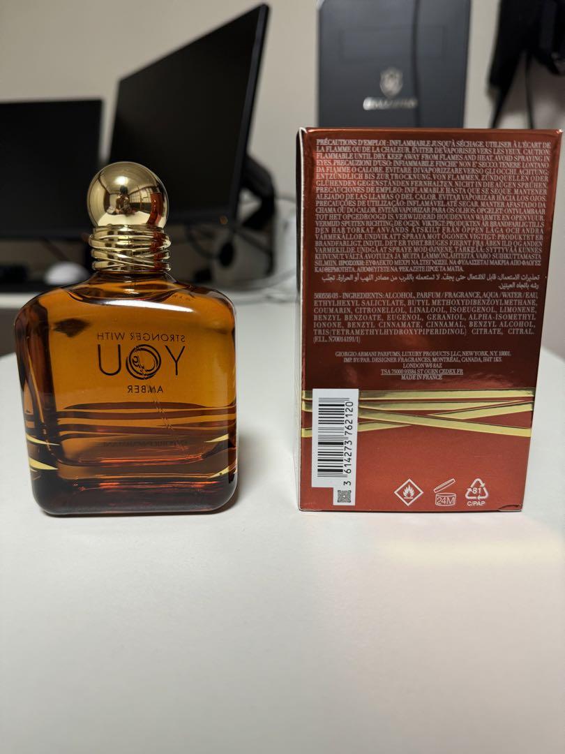 香水(男性用) EmporioArmani 
StrongerWithYouAmber100ml