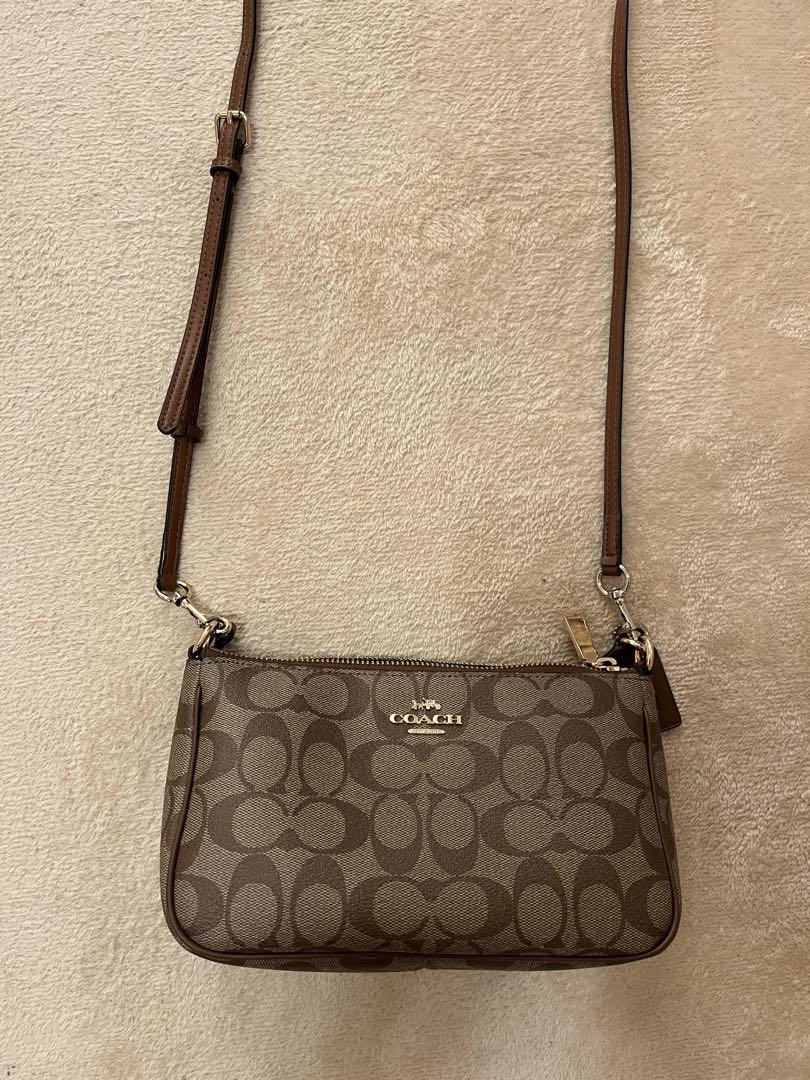 【美品】COACH コーチ シグネチャー2way ショルダーバッグ F58321
