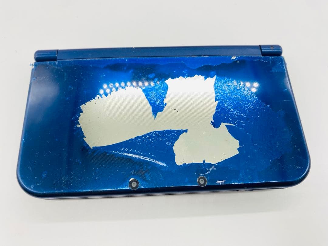 ジャンク NEW ニンテンドー3DS LL メタリックブルー全体的に状態が悪い