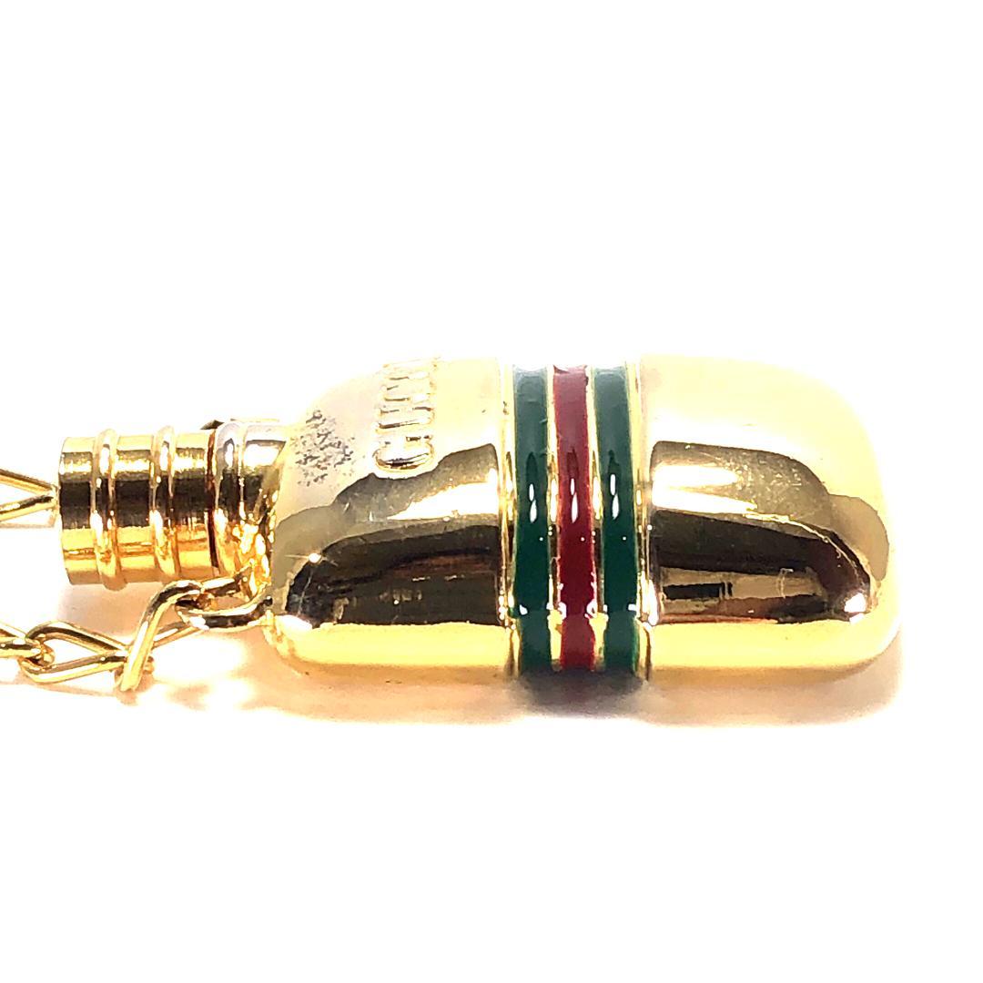 GUCCIパフュームボトルキーホルダー グッチ/シェリーライン GP パフューム ボトル ペンダント