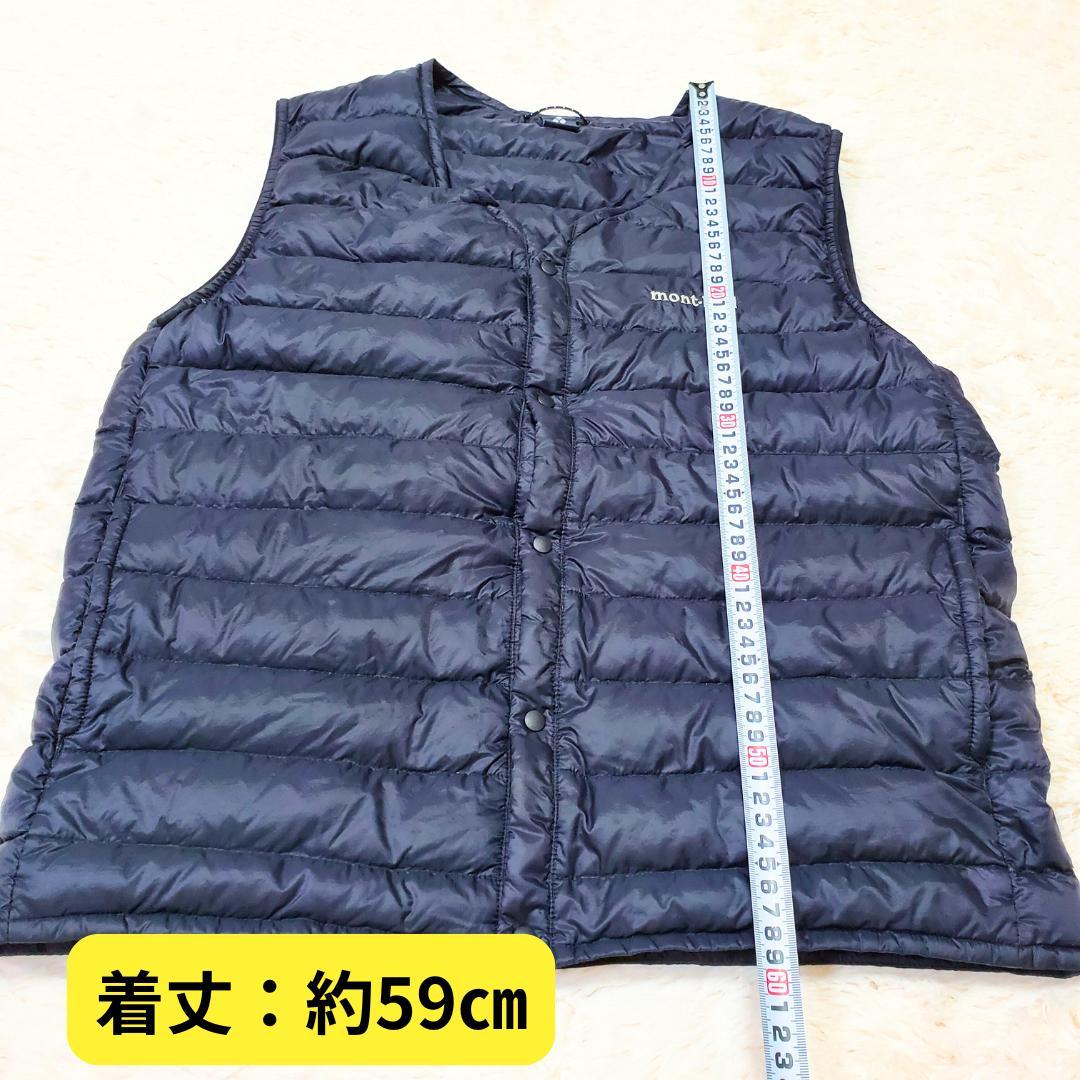 ⭐極美品　モンベル　スペリオダウンＶネックベスト　ダウンベスト800FP　黒　M