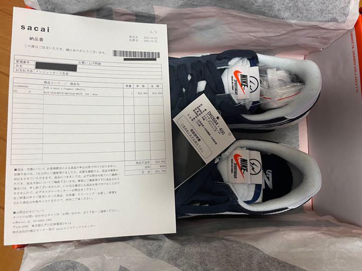 お買い得人気 新品 x sacai x Fragment 26㎝ 7otMN-m90193022836 NIKE LDワッフル 新作在庫