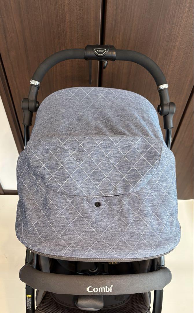 【美品】コンビ ホワイトレーベル クロスゴー 4キャス エッグショックJ J