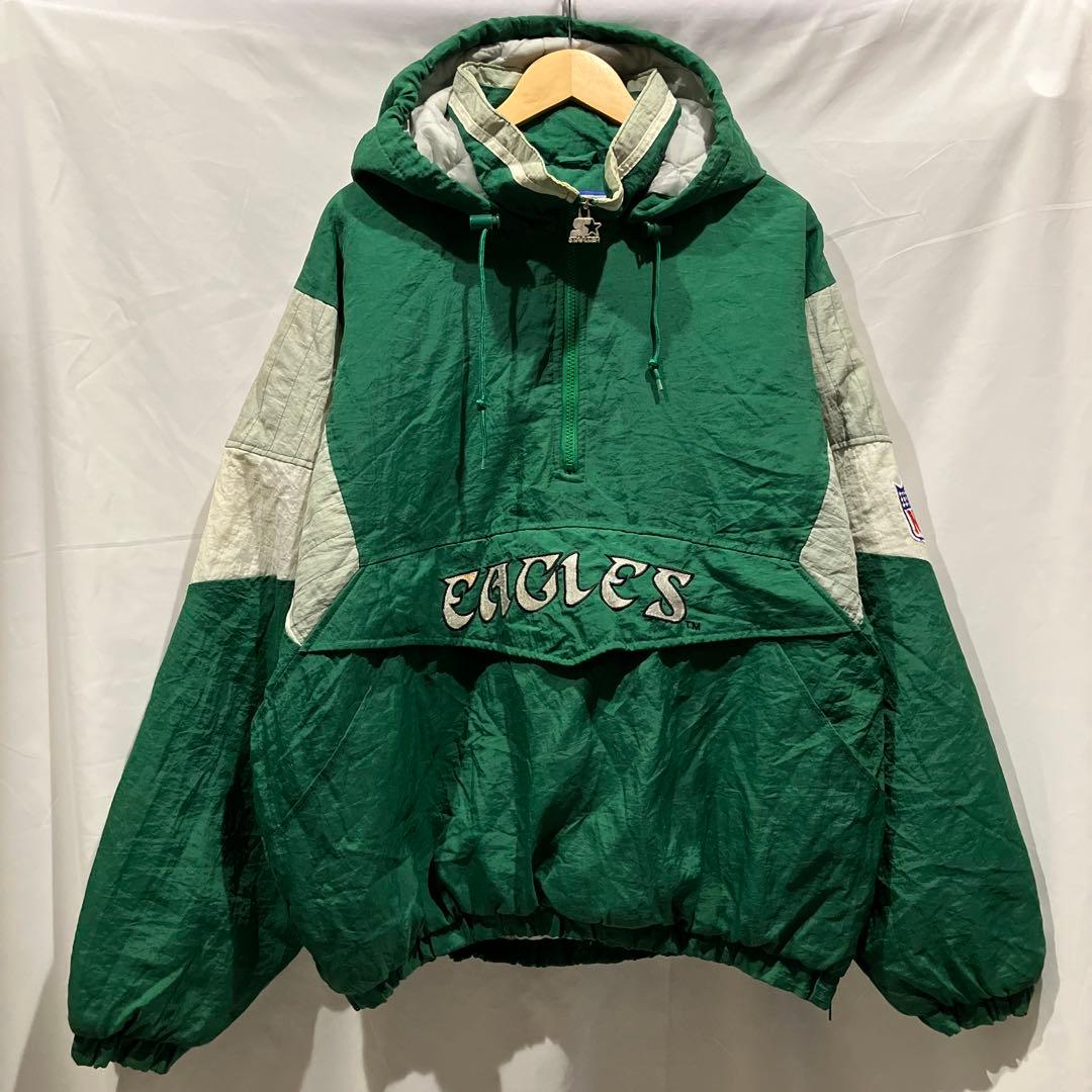 STARTER スターター　アノラックジャケット　NFL イーグルスハーフジップ
