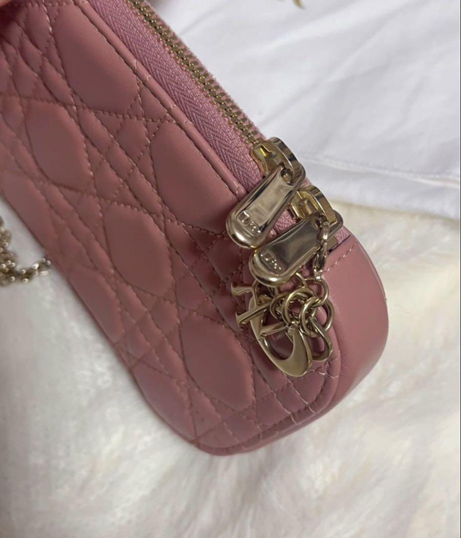 Lady Dior フォンホルダー ピンク 正規品 箱付き